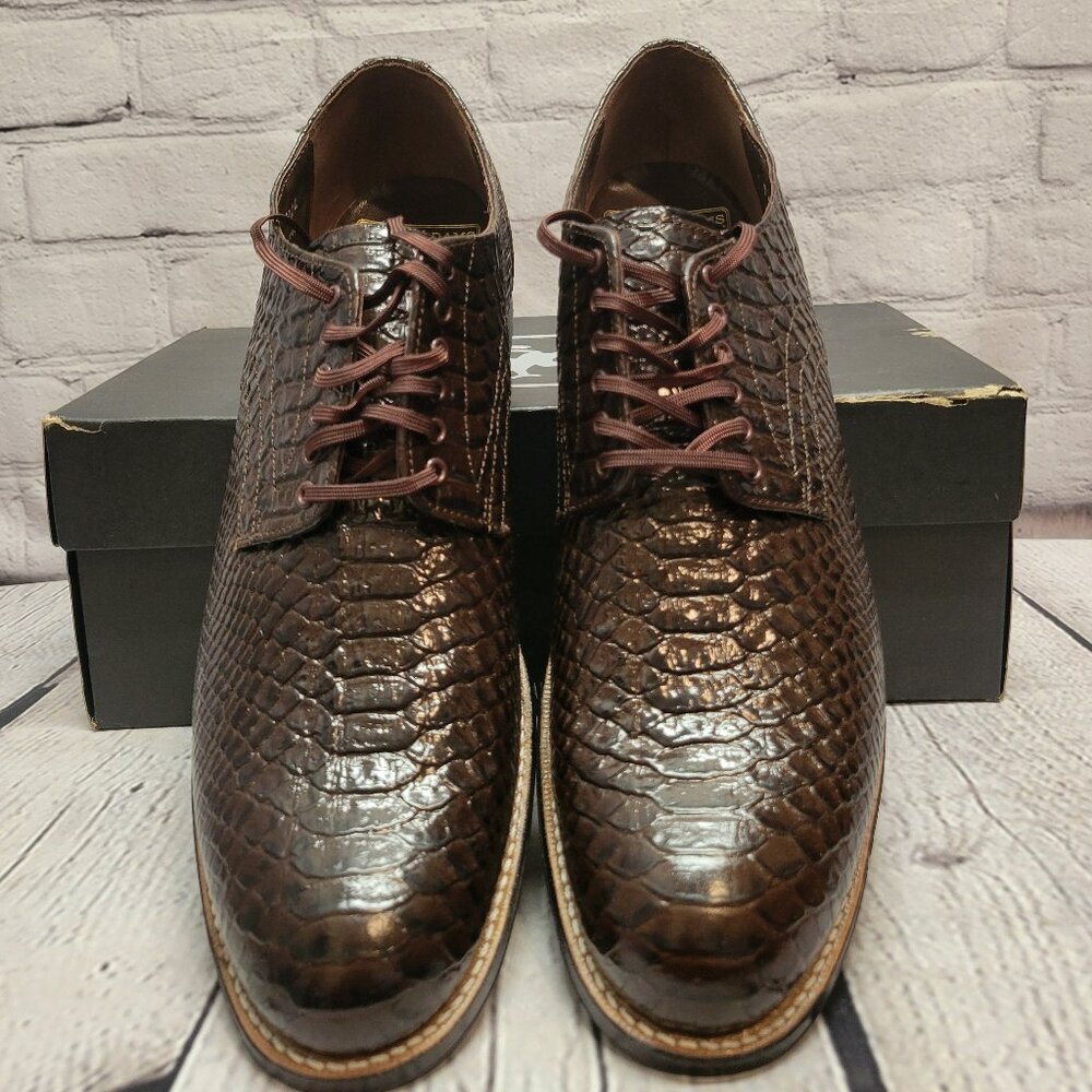 Stacy Adams Madison Anaconda Plain Toe Oxford